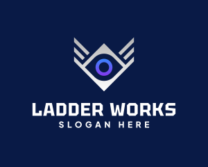 Diamond Eye Wing logo design