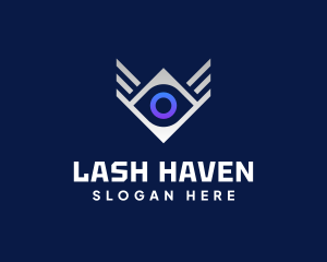 Diamond Eye Wing logo design