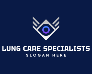 Diamond Eye Wing logo design