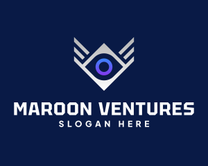 Diamond Eye Wing logo design