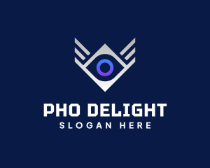 Diamond Eye Wing logo design