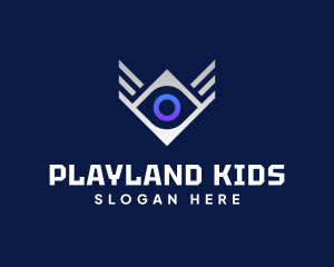 Diamond Eye Wing logo design