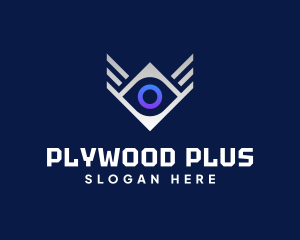 Diamond Eye Wing logo design