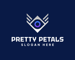 Diamond Eye Wing logo design