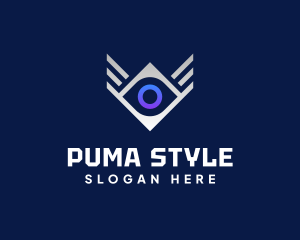 Diamond Eye Wing logo design