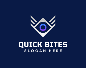 Diamond Eye Wing logo design