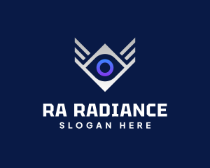 Diamond Eye Wing logo design