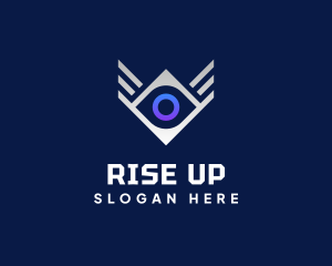 Diamond Eye Wing logo design