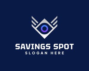 Diamond Eye Wing logo design