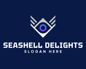 Diamond Eye Wing logo design