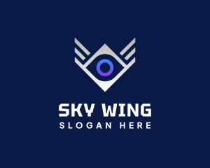 Wing - Diamond Eye Wing logo design