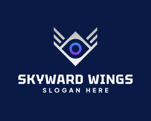 Diamond Eye Wing logo design