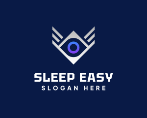 Diamond Eye Wing logo design