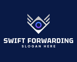 Diamond Eye Wing logo design