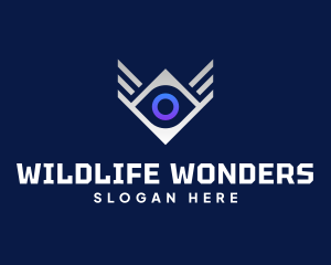 Diamond Eye Wing logo design