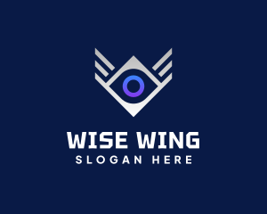 Diamond Eye Wing logo design