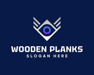 Diamond Eye Wing logo design