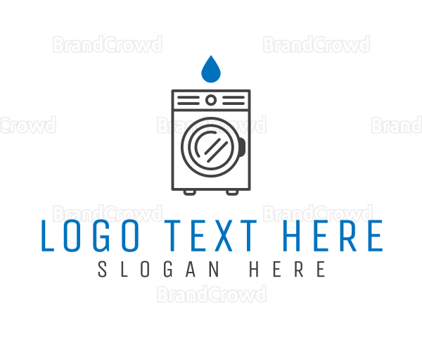 Simple Laundry Business Logo
