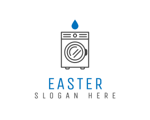 Cleaning Service - Simple Laundry Business logo design