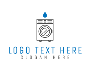 Helper - Simple Laundry Business logo design