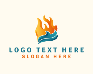 Torch - Thermal Fire Cooling logo design