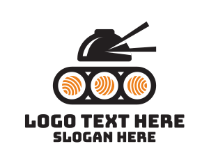 Warfare - Sushi Bowl Tank logo design