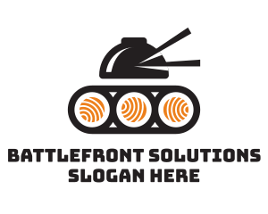 Warfare - Sushi Bowl Tank logo design