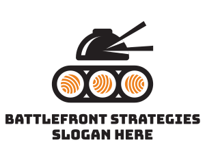 Warfare - Sushi Bowl Tank logo design