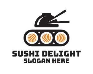 Sushi - Sushi Bowl Tank logo design