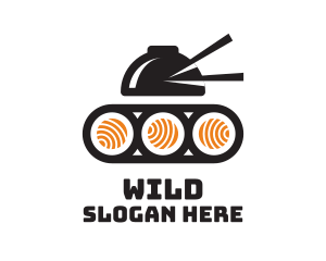 Japanese - Sushi Bowl Tank logo design