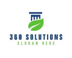 Eco Law Pillar logo design