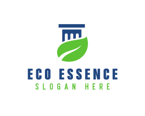 Eco Law Pillar logo design