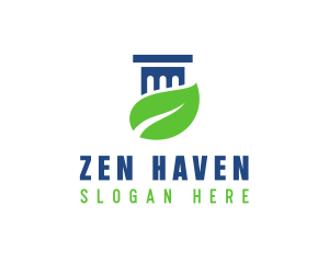 Eco Law Pillar logo design