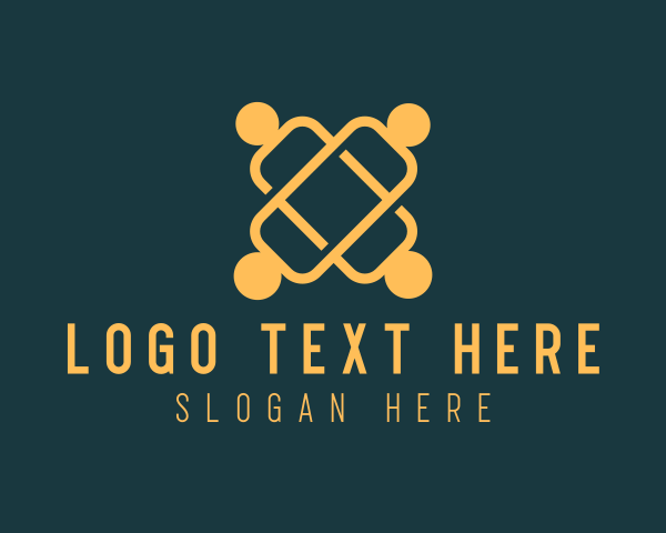 Humanity - People Organization Letter X logo design