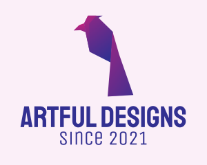 Art Bird Origami  logo design