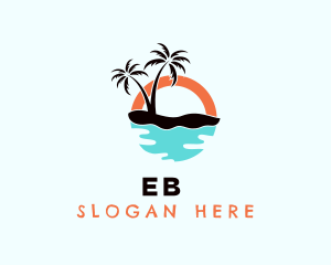 Beach Resort Getaway Logo