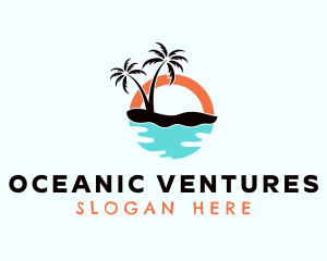 Beach Resort Getaway logo design