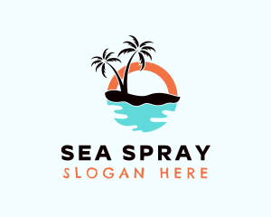 Beach Resort Getaway logo design