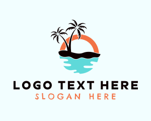Vacation - Beach Resort Getaway logo design