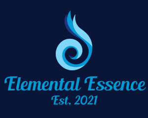 Element - Blue Water Element logo design
