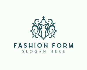 Mannequin Corset Fashion logo design