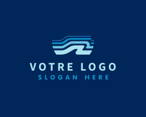 Wave Ocean Water Logo