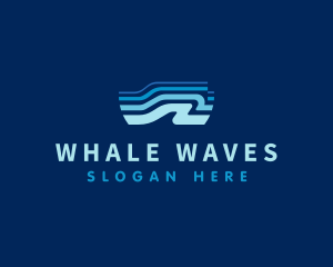 Wave Ocean Water logo design