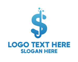 Blue - Letter S Diver logo design