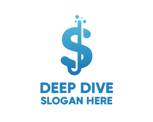Dive - Letter S Diver logo design
