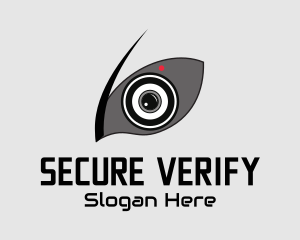 Angry Eye Security Camera  logo design