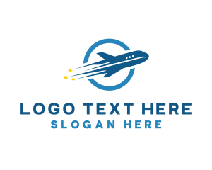 Airliner - Airplane Travel Tourism logo design