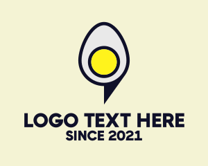 Speech Bubble - Breakfast Egg Chat logo design