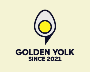 Yolk - Breakfast Egg Chat logo design