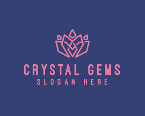 Feminine Lotus Flower logo design